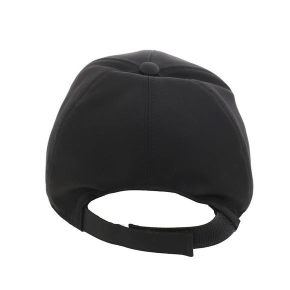 Prada Baseball Cap Hat Gloves TESSUTO Black S - Picture 3 of 4